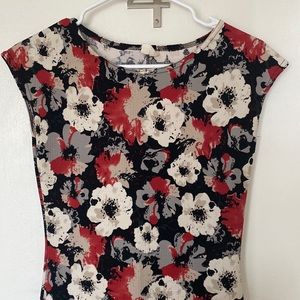 Narin porn pencil floral dress , made in thailand.